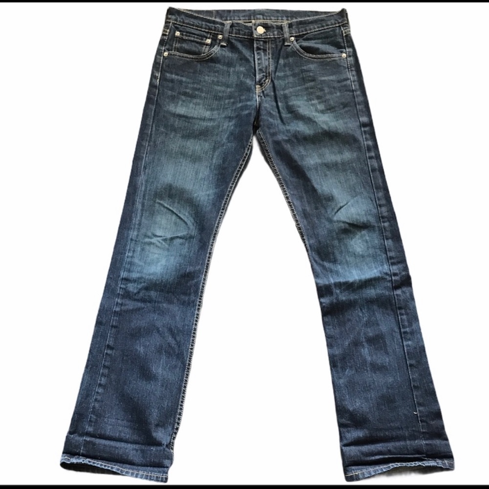 Levi’s 527 Jeans Dark Wash Blue Straight Leg 32x34